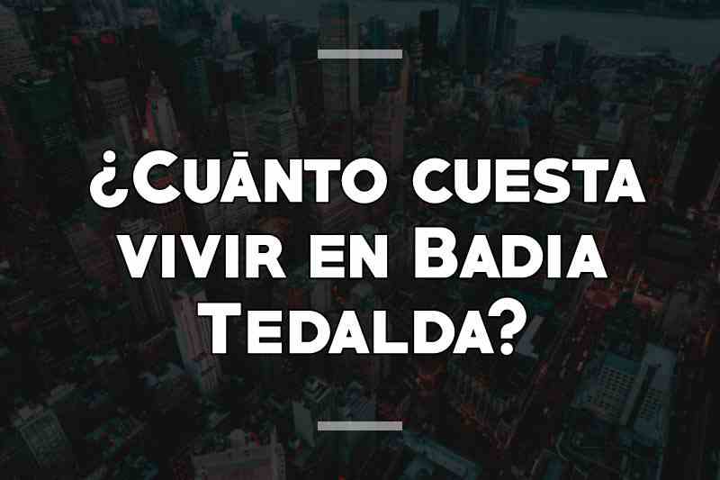 ¿Cuánto cuesta vivir en Badia Tedalda