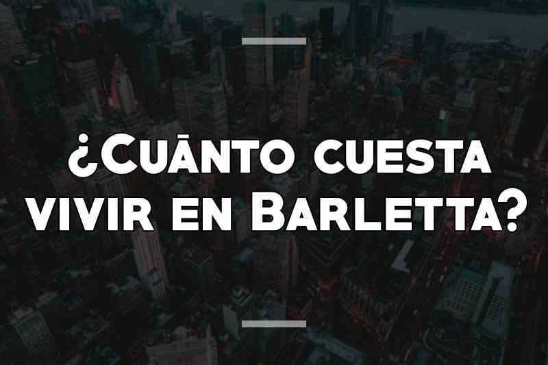 ¿Cuánto cuesta vivir en Barletta