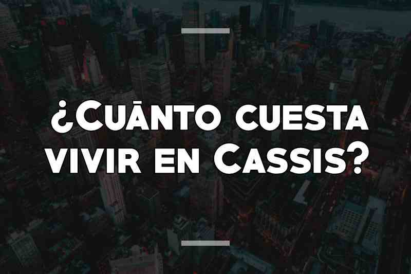 ¿Cuánto cuesta vivir en Cassis