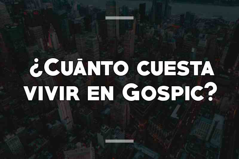 ¿Cuánto cuesta vivir en Gospic