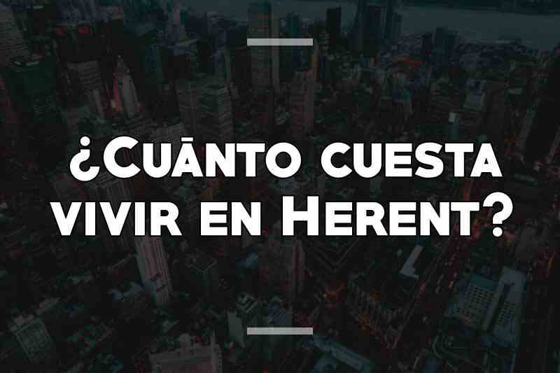 ¿Cuánto cuesta vivir en Herent