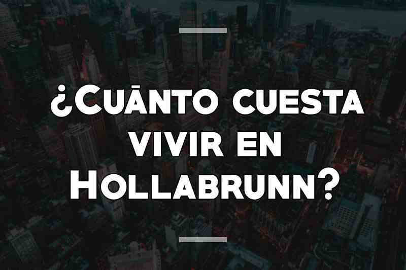 ¿Cuánto cuesta vivir en Hollabrunn