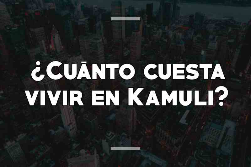 ¿Cuánto cuesta vivir en Kamuli