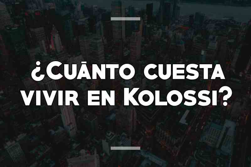 ¿Cuánto cuesta vivir en Kolossi