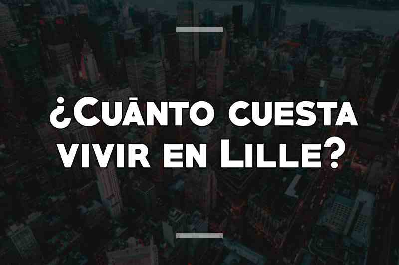 ¿Cuánto cuesta vivir en Lille
