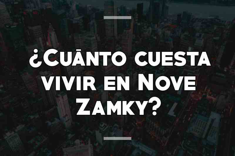 ¿Cuánto cuesta vivir en Nove Zamky