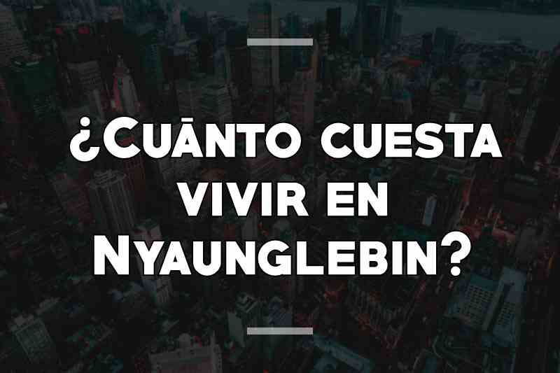 ¿Cuánto cuesta vivir en Nyaunglebin