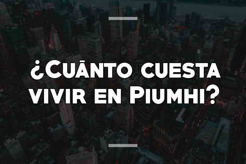 ¿Cuánto cuesta vivir en Piumhi