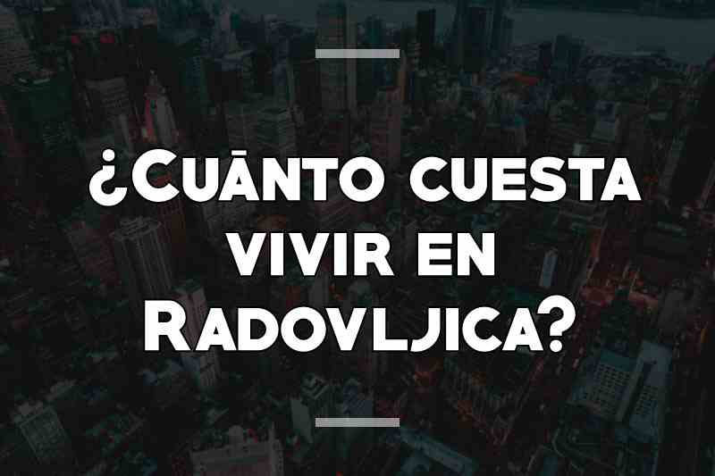 ¿Cuánto cuesta vivir en Radovljica