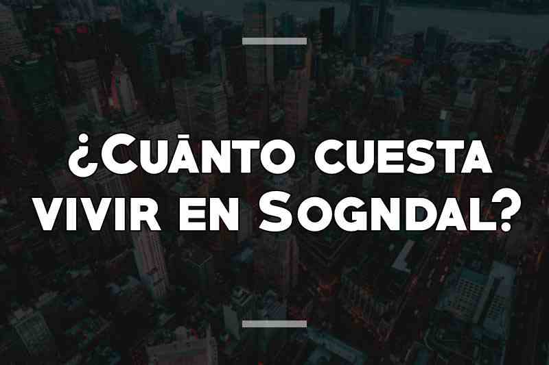 ¿Cuánto cuesta vivir en Sogndal