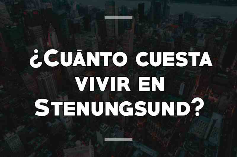 ¿Cuánto cuesta vivir en Stenungsund