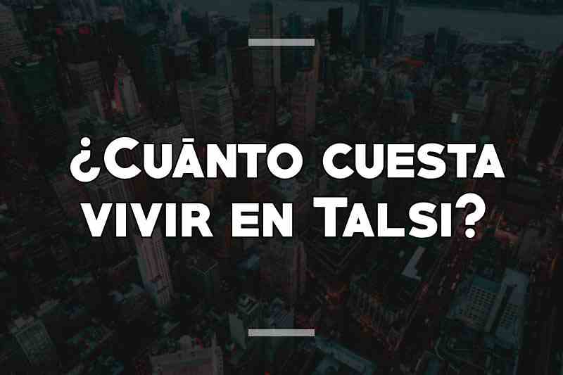 ¿Cuánto cuesta vivir en Talsi