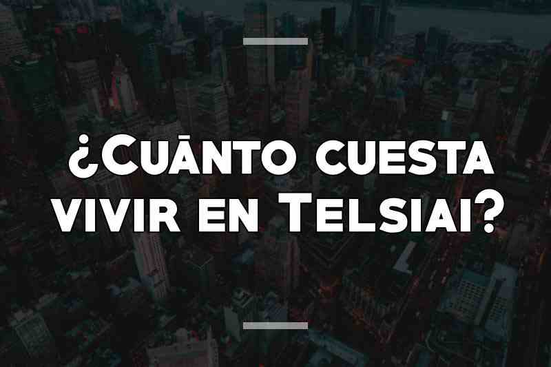 ¿Cuánto cuesta vivir en Telsiai