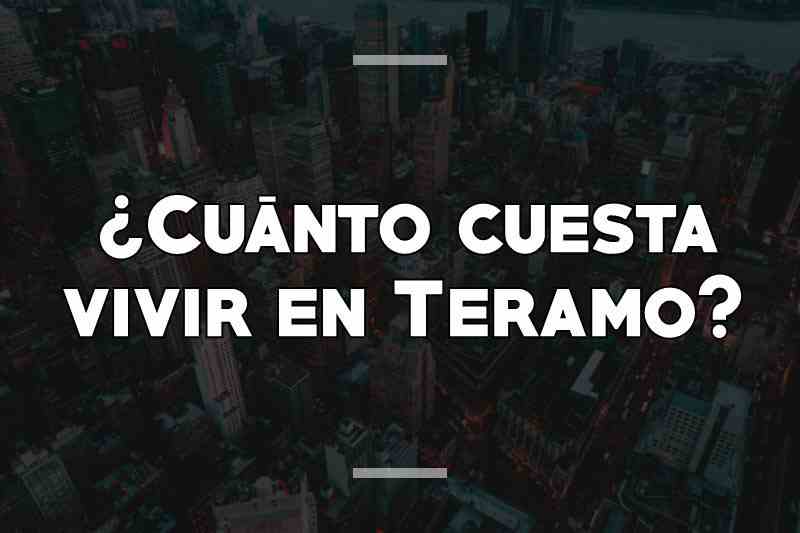 ¿Cuánto cuesta vivir en Teramo